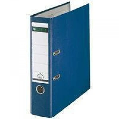 Image of Leitz 10101035 180 Plastic Lever Arch File A4 80 mm (Blue) Pack of 10