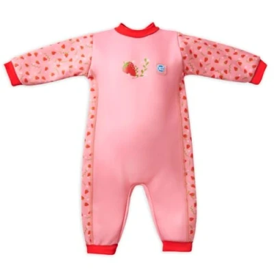 Image of Splash About Warm in One Baby Wetsuit, Strawberry Field, 12 24 Months
