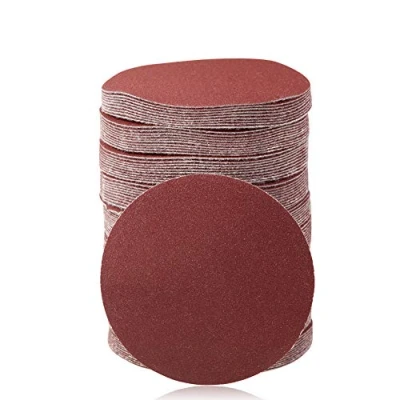 Image of SPEEDWOX Hook and Loop Sanding Discs 100pcs 3 inch 180 Grit Sandpaper for Wood Drill Grinder Rotary Tools No Hole