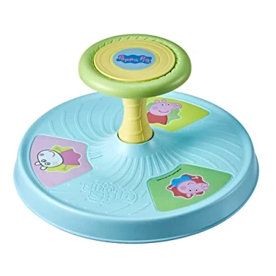 Image of Playskool Peppa Pig Sit n Spin Musical Classic Spinning Activity Toy for Toddlers Ages 18 Months and Up (Amazon Exclusive)