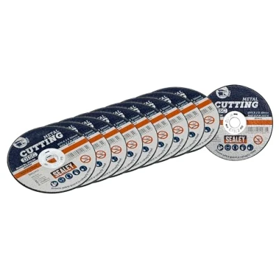 Image of Sealey 75 x 2mm Cutting Disc 10mm Bore Pack of 10