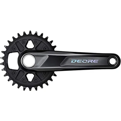 Image of SHIMANO Unisex Adult M6100 Crankset, Black, One Size