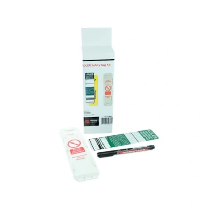 Image of LOLER Inspection Tag Kit, 10 Holders 20 Inserts 2 Pens