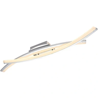 Image of Lindby Elarit LED ceiling light, chrome plated