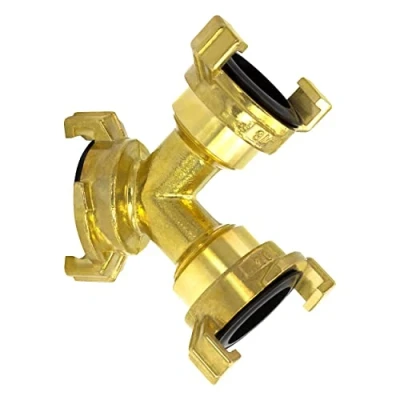 Image of VARIOSAN Geka System 12470 Quick Coupling Y Splitter Universal Brass Blank