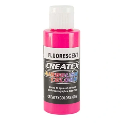 Image of Airbrush Paint Createx Colors 5407 Fluorescent Hot Pink (120ml 4oz)