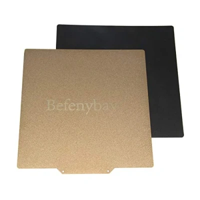 Image of Befenybay Flexible Removable Single Sided Spraying PEI Metal Sheet Bed Magnetic Heated Build Surface 220x220mm for 3D Printer (220x220mm)