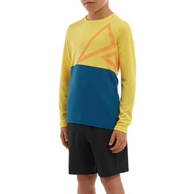 Image of Altura Spark L/Weight Jersey Yellow/Blue 5 6