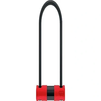 Image of ABUS U Lock 440A USH Alarm Bicycle with Mount and Function Security Level 8 230 mm Shackle Height, Black