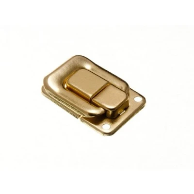 Image of 1 x 40mm 27mm Brass Plated Toggle Square Case Catch Latch: Secure &amp; Elegant