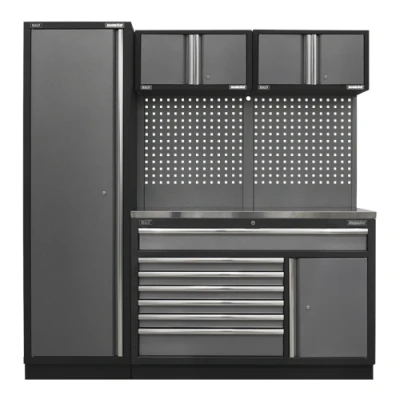 Image of Sealey Superline Pro 1.96m Storage System with Stainless Steel Worktop