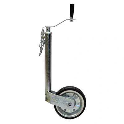 Image of Doblit Trailer Jockey Wheel Stand Telescopic Heavy Duty 42mm Tube MAX 300KG Cattle Horse Box Boat Triler