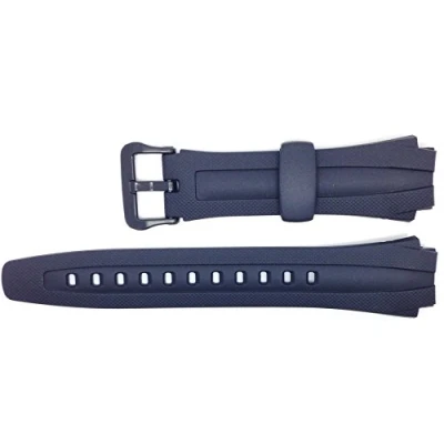 Image of Casio AQ 160W / 163W Black resin watch strap
