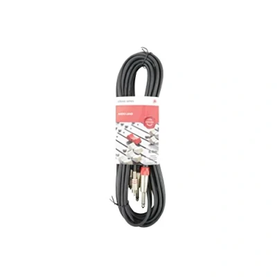 Image of Chord Classic Audio Leads 2 x 6.3mm Mono Jack Plugs RCA 6m
