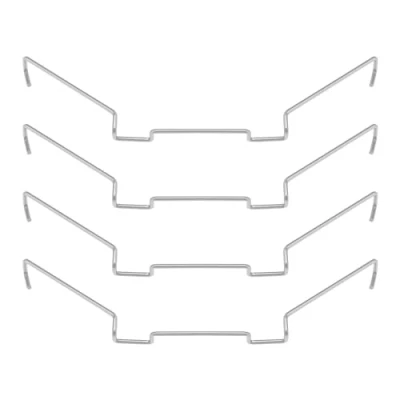 Image of Create idea 4pcs 9cm CPU Heatsink Fan Wire Buckle Stainless Steel Computer Cooling Clips Upper Hook Type Fixing Clip for Hollow Shaft Fans