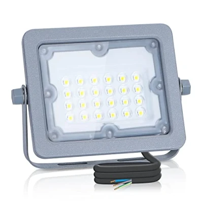 Image of Aigostar 20W Led Floodlight Outdoor, 1800LM Security Lights 6500K Cold White Ultra Bright Outdoor Spotlight IP65 Waterproof for Garage, Garden, Yard, Warehouse, Patio, Construction Site