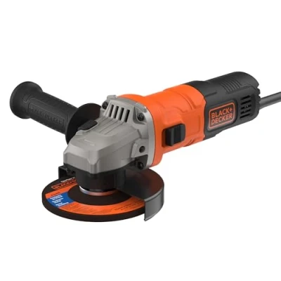 Image of BLACK+DECKER BEG010 QS Angle Grinder 710 W, Black Orange, 32.5 x 12 11.5 Cm