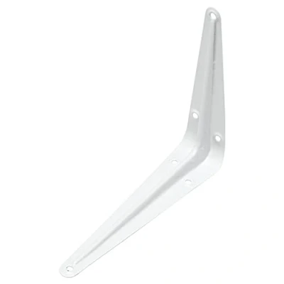 Image of Merriway BH05453 (8 Pcs) London Style Shelf Brackets 100 x 75mm (4 3 Inch) White Pack of 8 Pieces