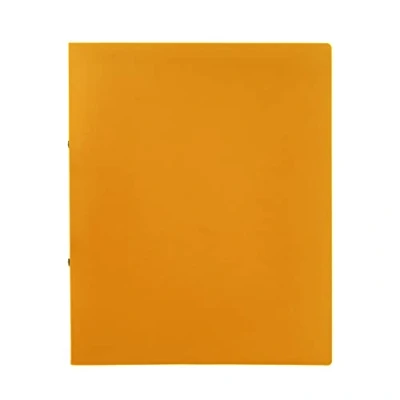 Image of Idena 10436 Ring Binder in DIN A4 Format, 2 Mechanism with 16 mm Diameter, 20 Spine Width, Orange, Pack of 1