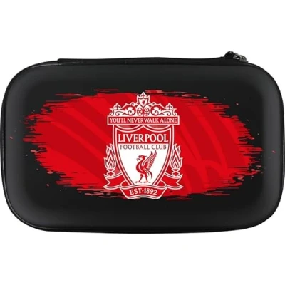 Image of FOCO Officially Licensed Liverpool Football Club Darts Case The Reds Storage Wallet, Red Crest (W465)
