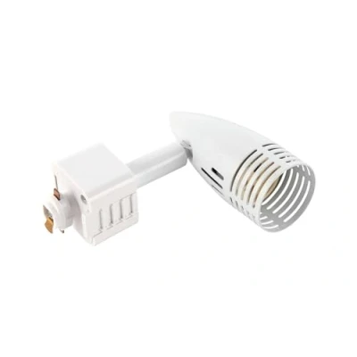 Image of Saxby Conor 50W Gloss White Mains Voltage GU10 Halogen Track Head Spot Light