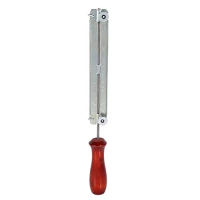 Image of Chainsaw Sharpener File Kit,Saw Chain &amp; Guide,4.0mm/4.8mm/5.5mm,Wooden Handle (4MM)