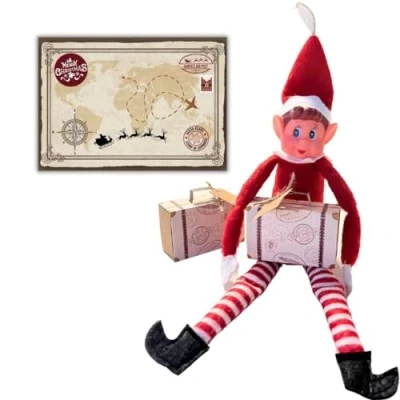 Image of Elf Props Accesories Christmas Ideas Pack Arrival (Suitcase (x 2 pack))