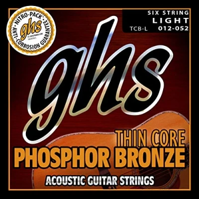 Image of GHS TCBL THIN CORE PHOSPHOR BRONZE LIGHT 12 52