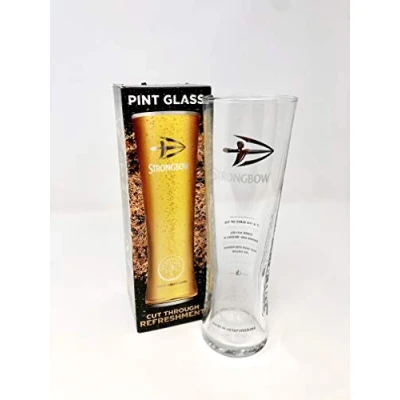 Image of Strongbow Cider Pint 20oz Glass Gift Boxed (1 Glass) from GarageBar