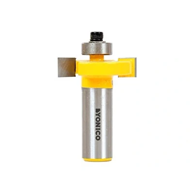 Image of Yonico 14185 Slot Cutter Router Bit, Cutting Height: 5/16&quot;, Depth: 3/8&quot; 1/2&quot; Shank