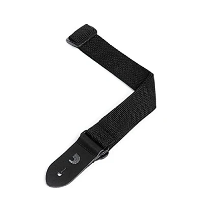 Image of D&#039;Addario Ukulele Strap Polypropylene for Ukuleles Black 1.5&quot; Wide