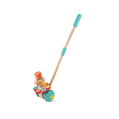 Image of Hape E0341 Dancing Butterflies Push and Pull Along Wooden Toy, 56 cm