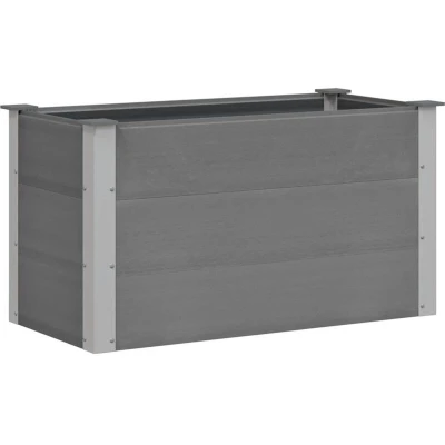 Image of vidaXL Garden Raised Bed WPC 100x50x54 cm Grey