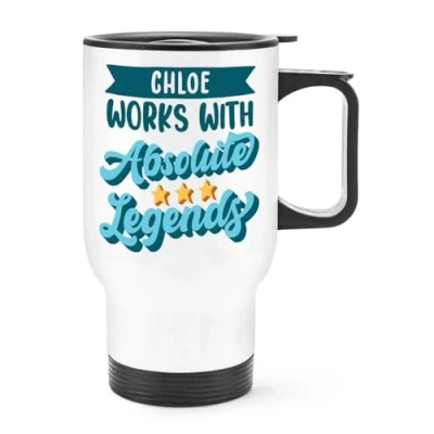 Image of Personalised Works with Absolute Legends Travel Mug Cup Handle