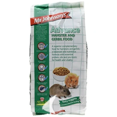 Image of Mr Johnson&#039;s Advanced Hamster &amp; Gerbil 750g (Pack of 6)