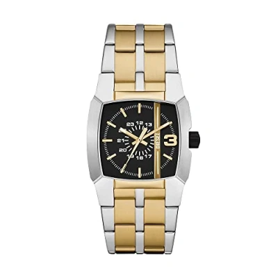 Image of Diesel Watch for Men Cliffhanger, Three Hand movement, 36MM 2Tone Stainless Steel case with a strap, DZ2169