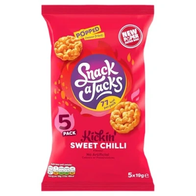 Image of Snack A Jacks Crispy Sweet Chilli 5 X 19g