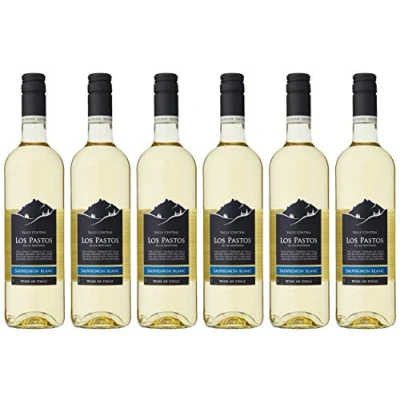 Image of Los Pastos de las Montanas Sauvignon Blanc Wine, 75 cl, Case of 6