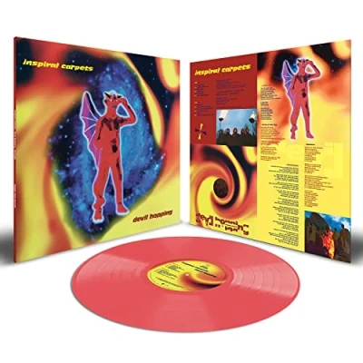 Image of Inspiral Carpets Devil Hopping Red vinyl Sealed 2022 UK LP LDUNG25