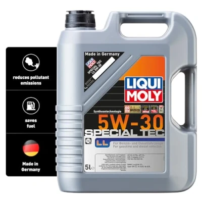 Image of P000314 Engine Oil LIQUI MOLY Special Tec LL 2448 5W 30 5l Synthetic BMW: 3 Saloon, 2 Coupe, VAUXHALL: Movano Mk2, MERCEDES BENZ: E Class Saloon
