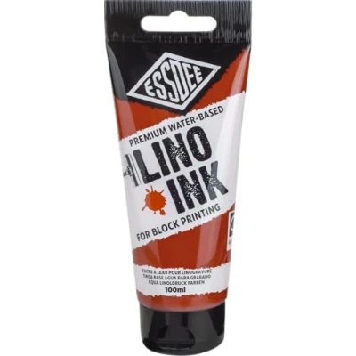 Image of Essdee Block Printing Ink, Burnt Sienna, 100ml