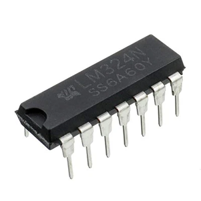 Image of BOJACK LM324N four channel operational amplifier 14 pins DIP (pack of 25 pcs)