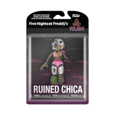 Image of Funko Action Figure: Five Nights At Freddy&#039;s: RUIN Chica the Chicken FNAF Collectable Toy Gift Idea Official Merchandise for Boys, Girls, Kids &amp; Adults Video Games Fans