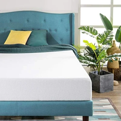 Image of Zinus Single mattress in Memory foam 90x190 cm Height 25 Green tea