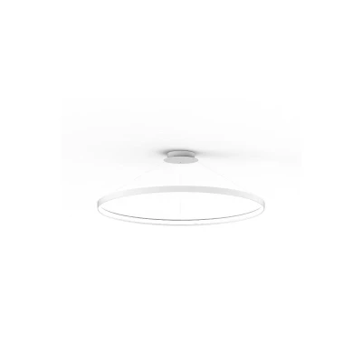 Image of Circle Integrated LED Pendant Ceiling Light, White, 7820lm, 3000K