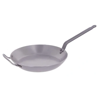 Image of De Buyer Frying pan Lyonnaise Carbon Plus Sheet steel ø 32 cm without non stick coating suitable for all Cooktops