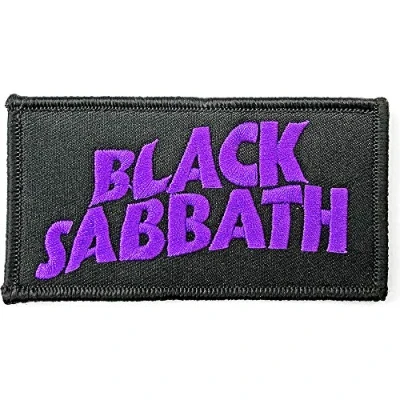 Image of Black Sabbath Patch Wavy Band Logo Official Taille unique