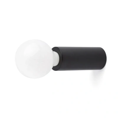 Image of Ten 140 Wall Light Black, E27