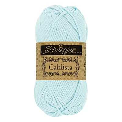 Image of Scheepjes Cahlista 509 Baby Blue Yarn 10x50g