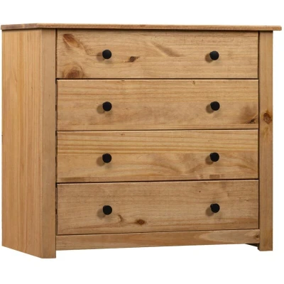 Image of vidaXL Side Cabinet 80x40x73 cm Pine Panama Range